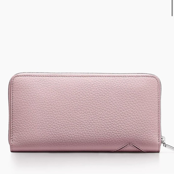 Tiffany & Co. Handbags - Tiffany NWT 100%  Authentic Large Zip Wallet in Crystal Pink Leather